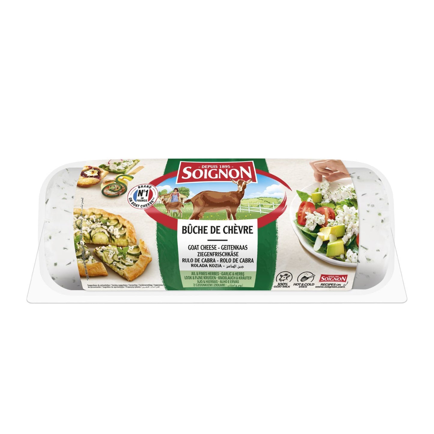 Soignon fűszeres kecskesajt 1kg