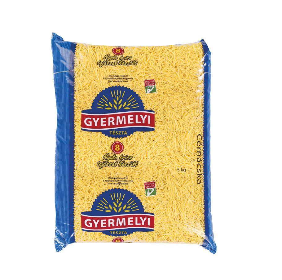 Gyermelyi cérnácska tészta 8 tojásos 5kg