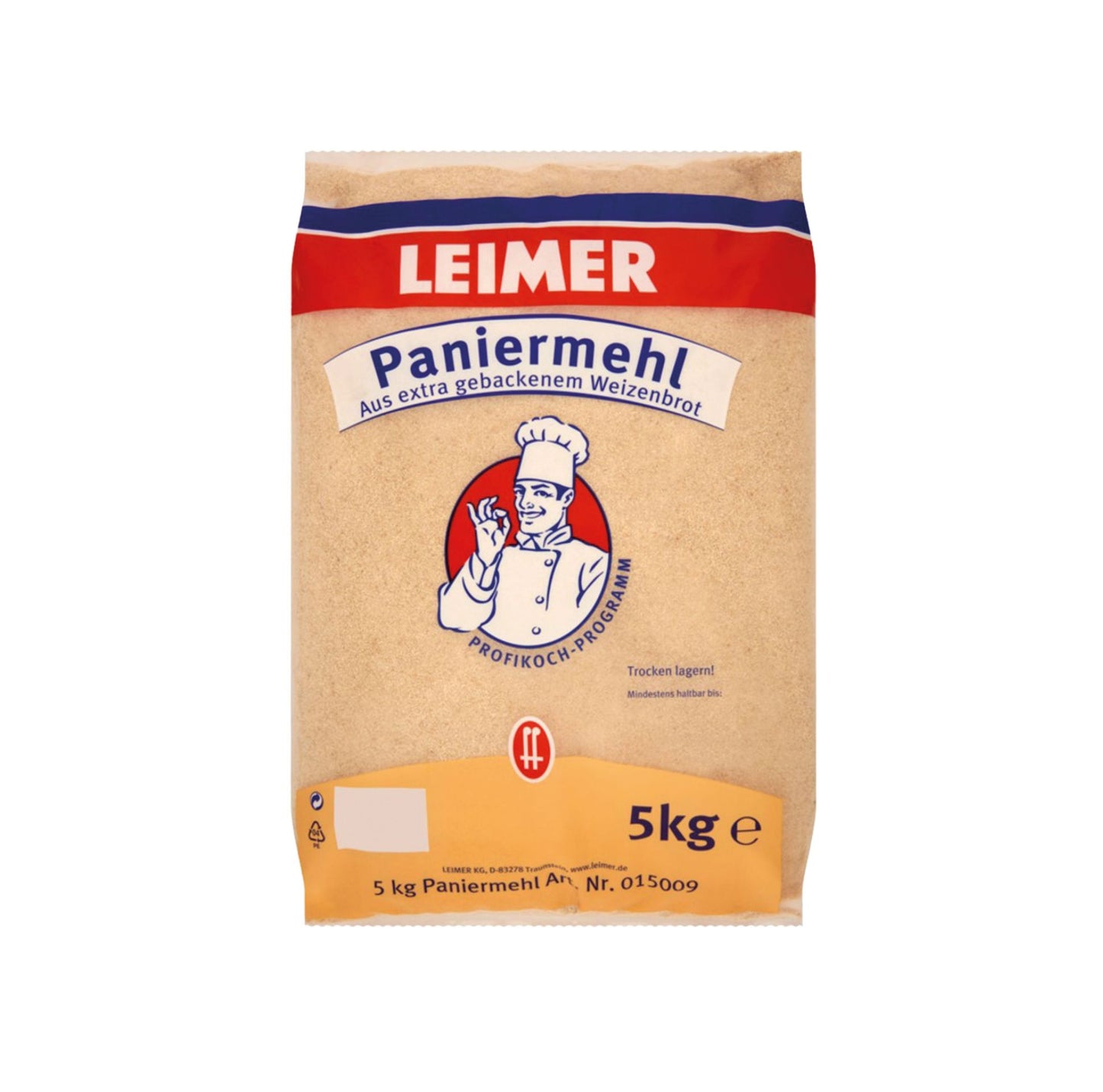 Leimer natúr panírmorzsa 5kg