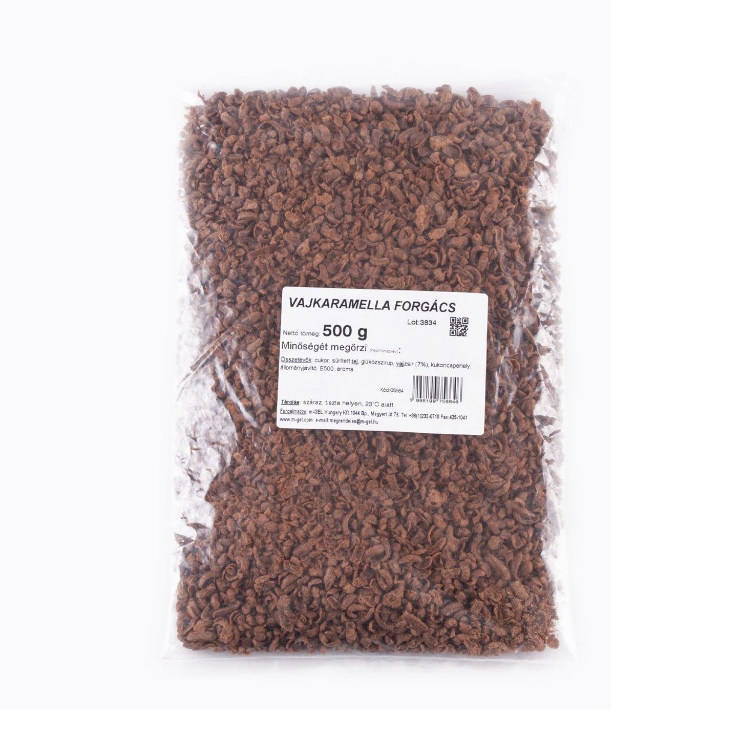 Vajkaramella forgács 500g