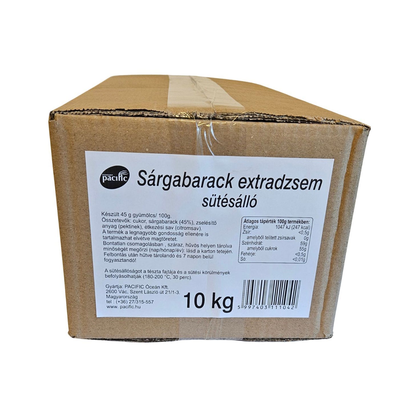 Pacific sütésálló sárgabarack extradzsem 45% 10 kg