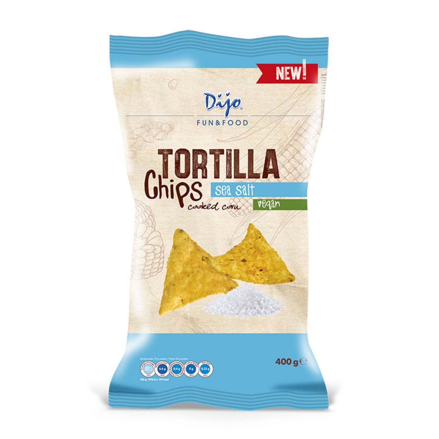 Dijo sós tortilla chips 400g