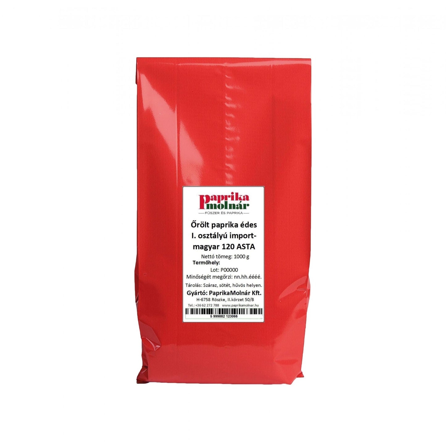 Édes őrölt fűszerpaprika (Asta 120) I.oszt. 1kg