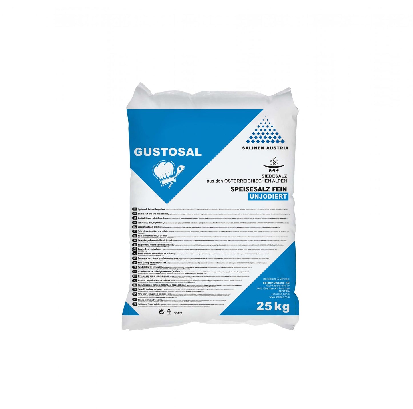 Vákuum só finom 25kg