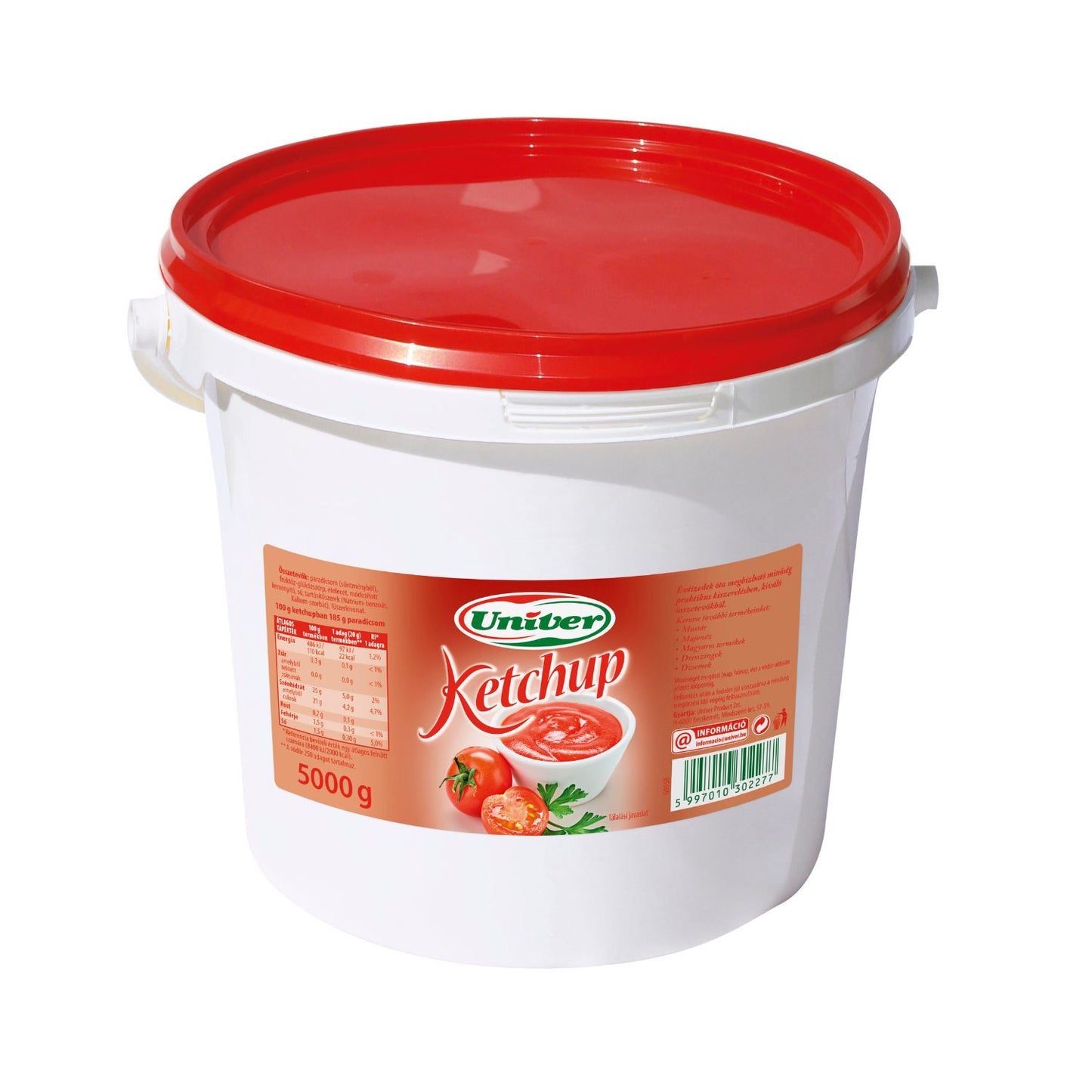 Univer vödrös ketchup 5000g