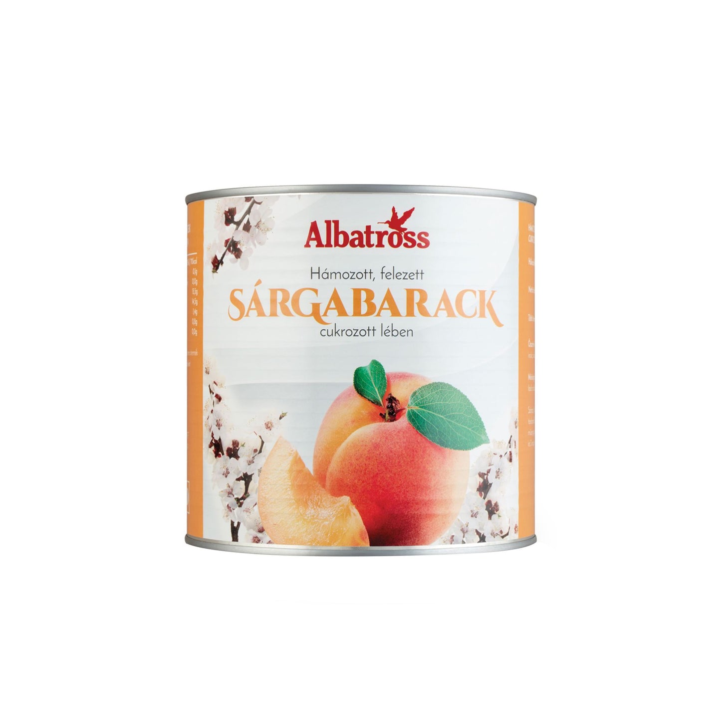 Sárgabarack konzerv 2600/1500g