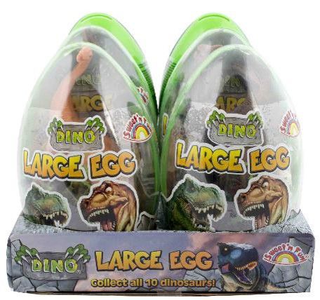 Dino large egg meglepetés tojás cukorkával 6db