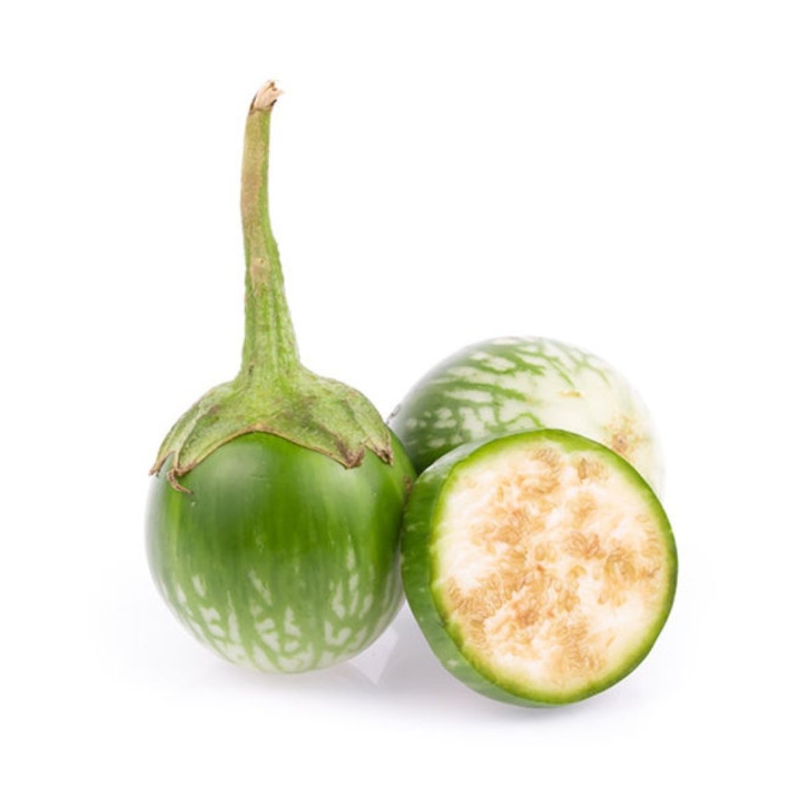 Padlizsán zöld, kerek (Thai)