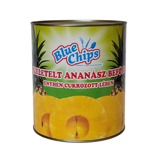 Ananász konzerv szeletelt 3000/1600g