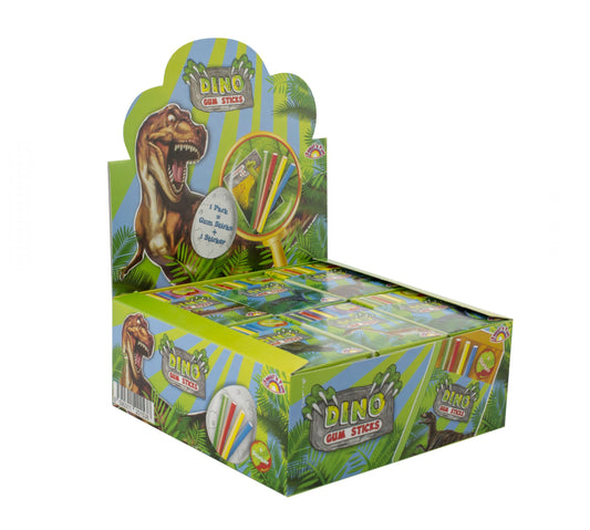 Dino bubble gum sticks rágógumi 18db