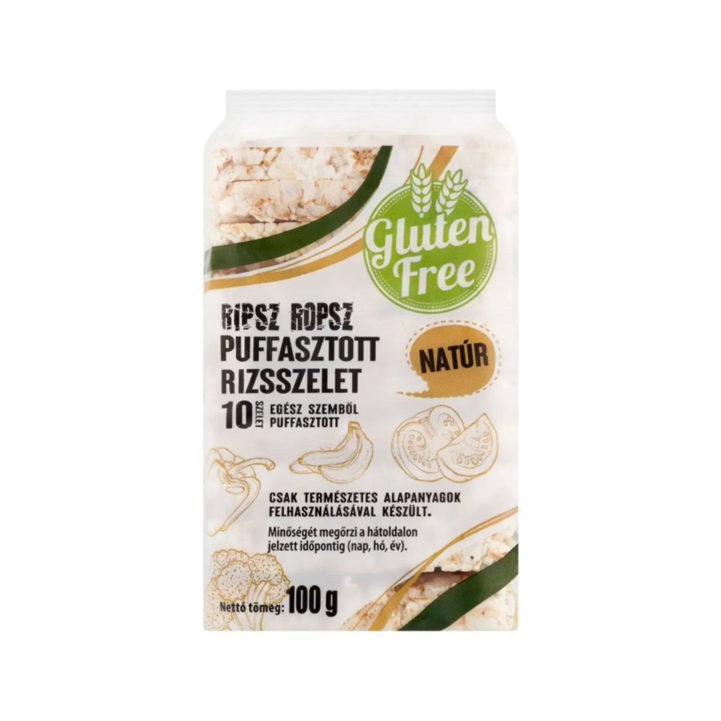 Puffasztott rizs 100g