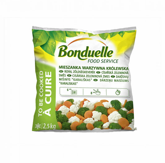 Bonduelle royal zöldségkeverék fagyasztott 2,5kg