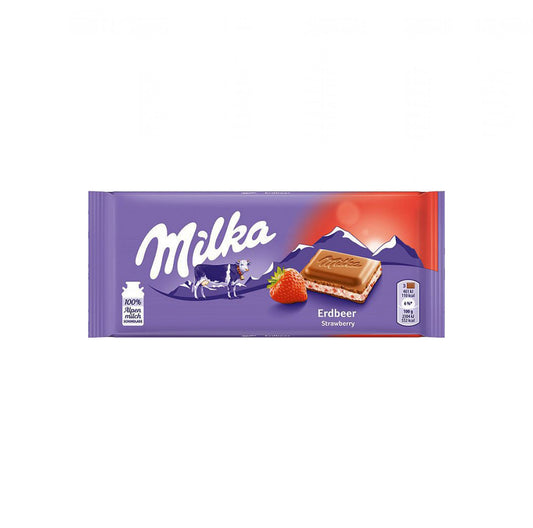 Milka eperrel ízesített joghurtos krémmel töltött alpesi tejcsokoládé 100g