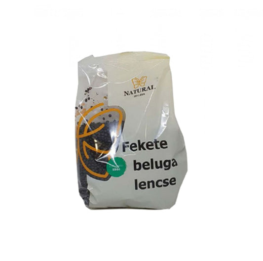 Natural fekete beluga lencse 400g