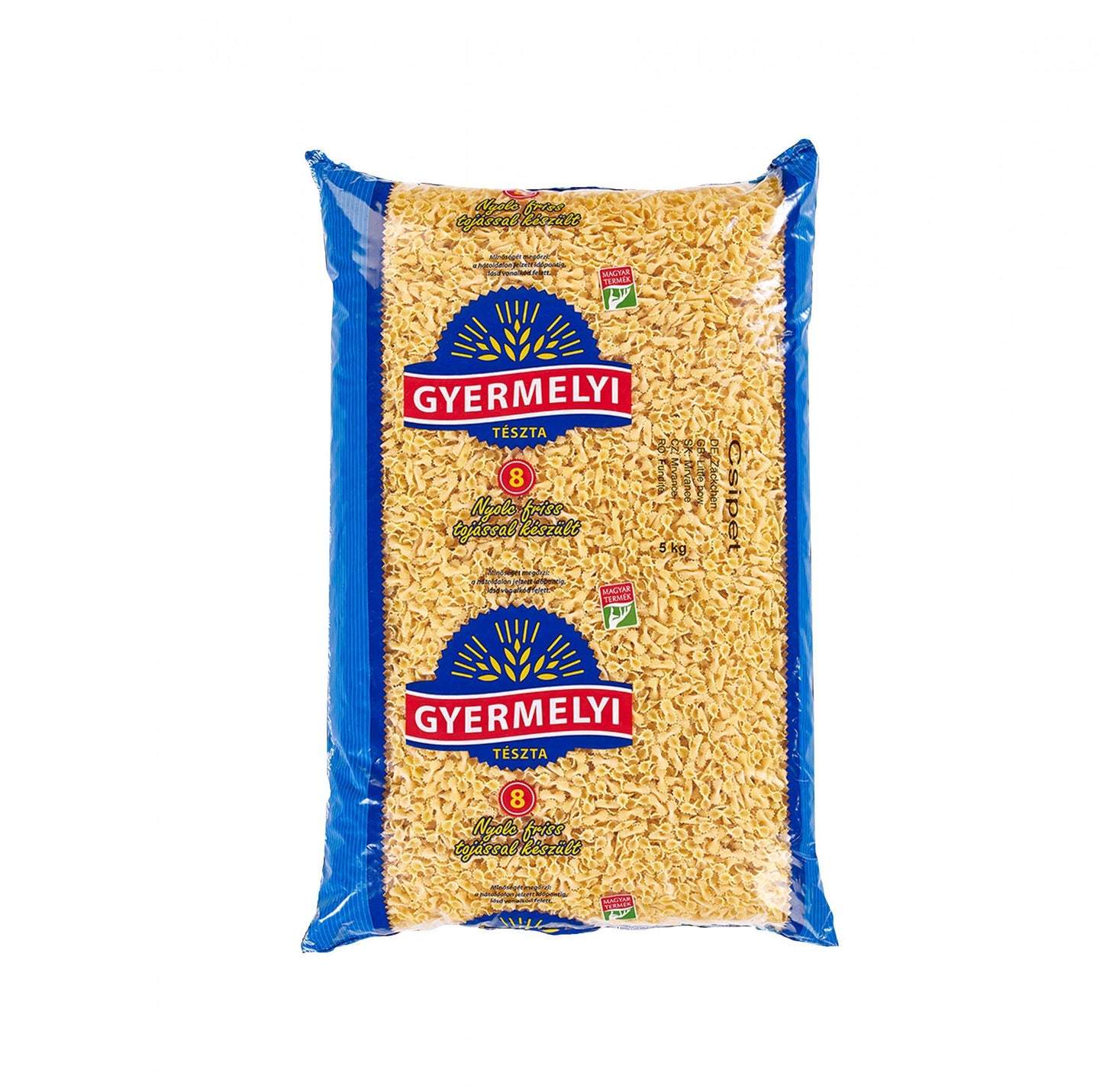 Gyermelyi 8 tojásos csipet tészta 5kg