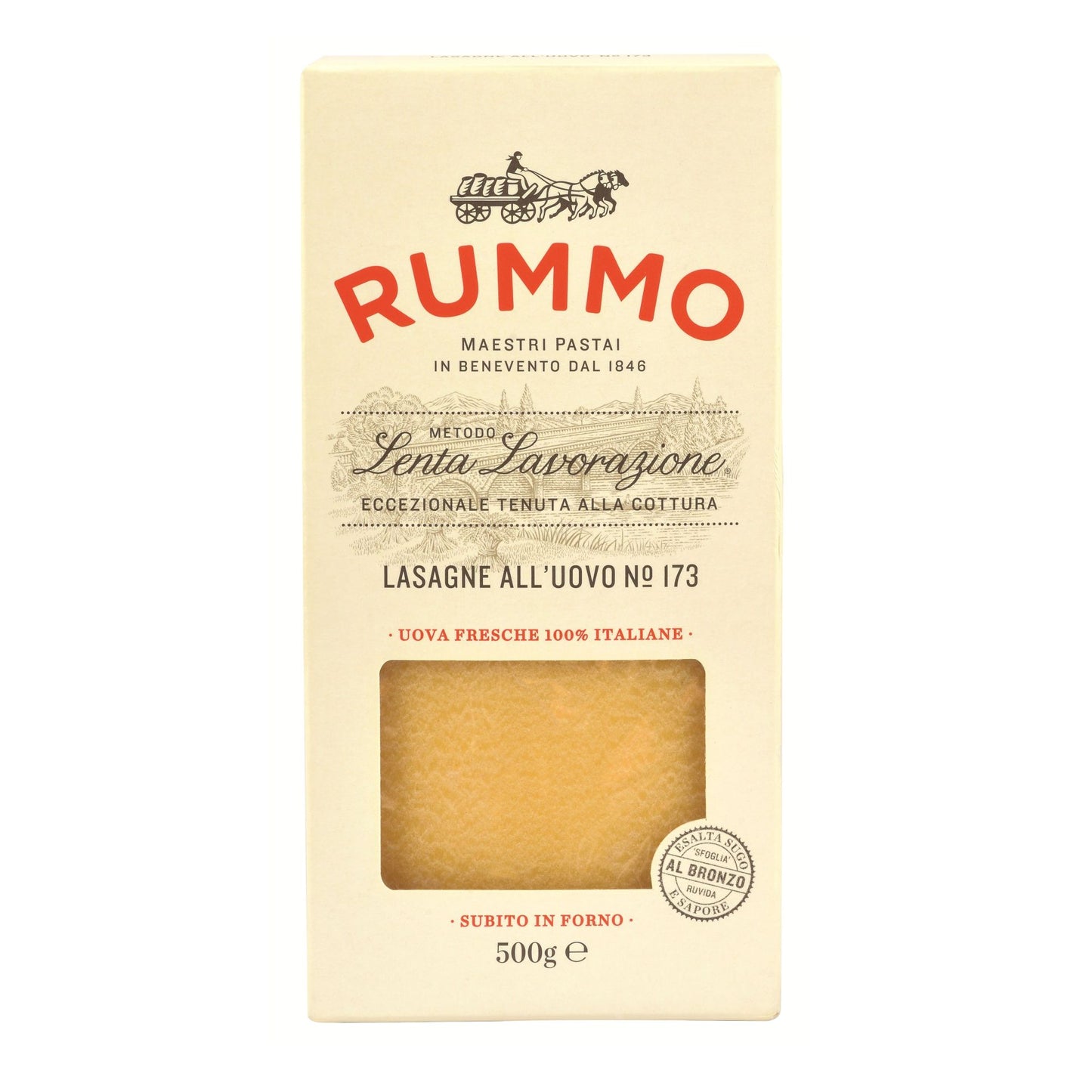 Rummo lasagne 4 tojásos durum tészta 500g