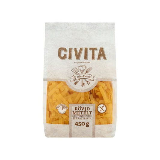 Civita gluténmentes rövidmetélt tészta 450g