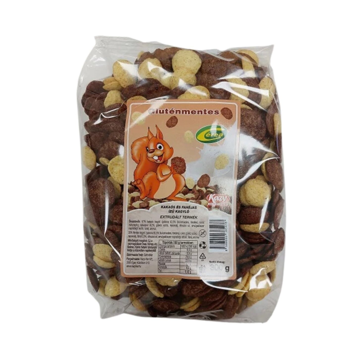 Kakaós és fahéjas gabonakagyló gluténmentes 300g