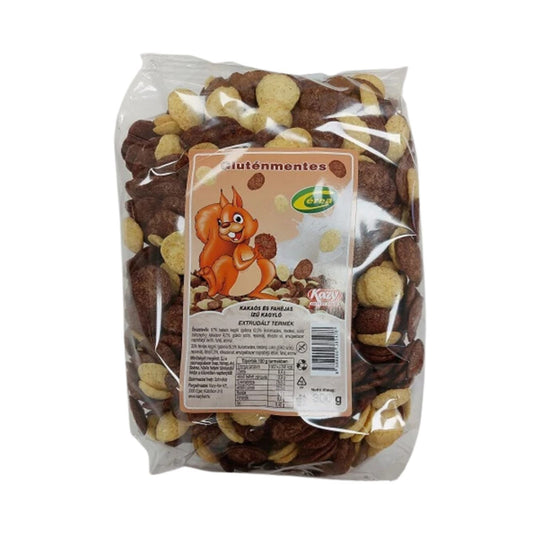 Kakaós és fahéjas gabonakagyló gluténmentes 300g