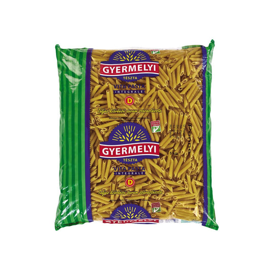 Gyermelyi teljes kiörlésű penne tészta 5kg