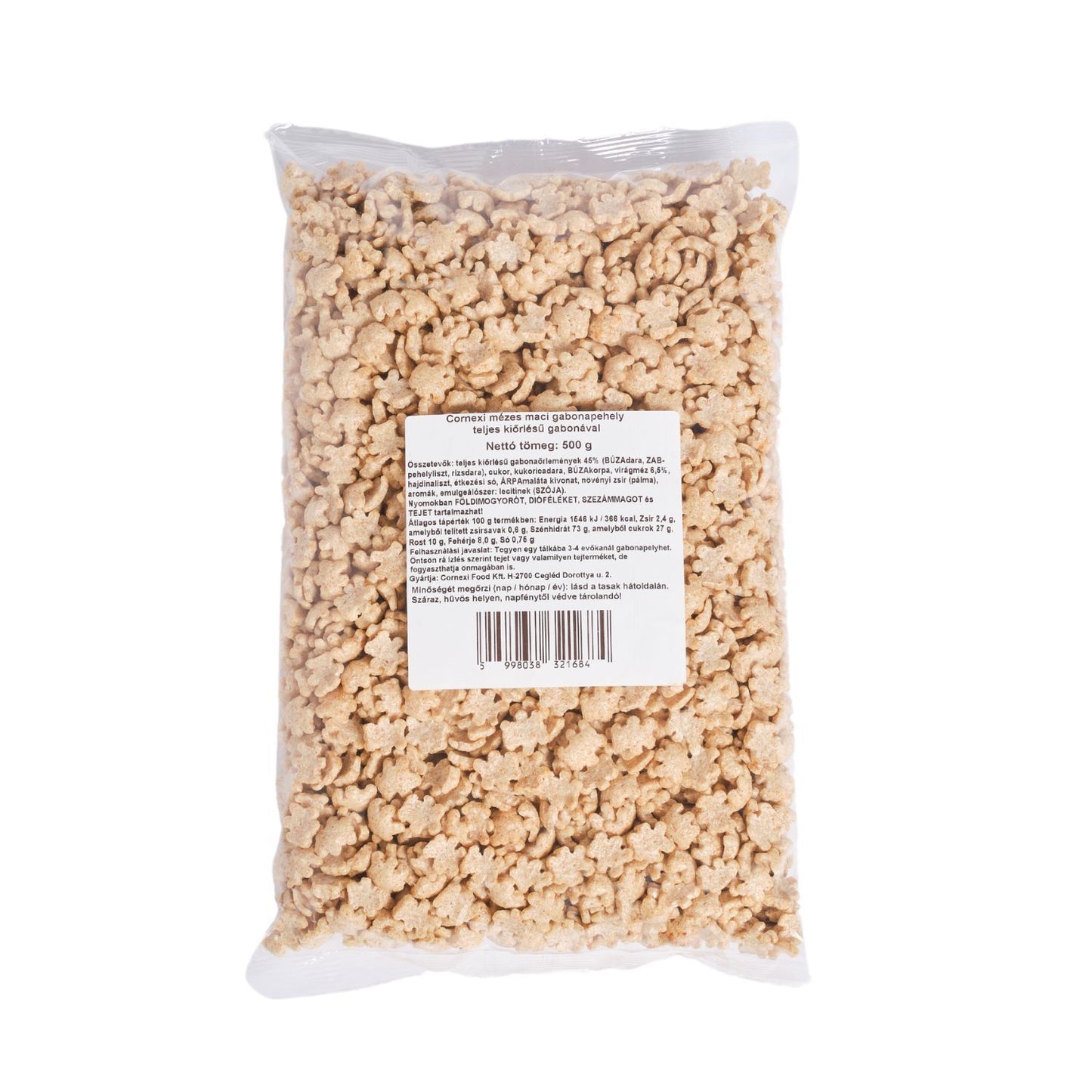Cornexi teljes kiörlésű mézes gabonapehely 500g