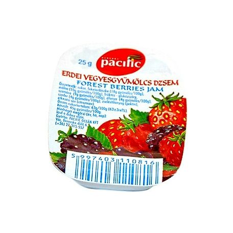 Pacific erdei gyümölcs extra dzsem 45% 50x25g