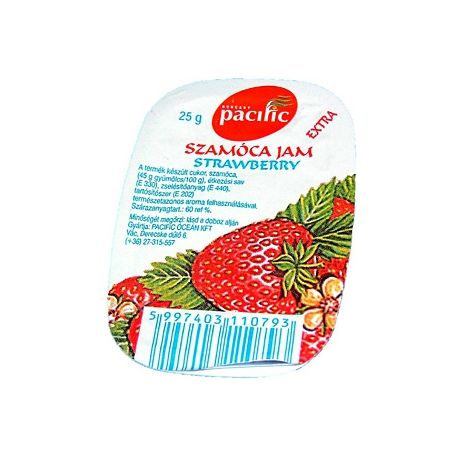 Pacific szamóca extra dzsem 45% 50x25g