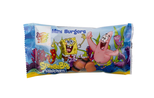 SPONGE BOB MINI BURGER LONGPACK 57G/24DB