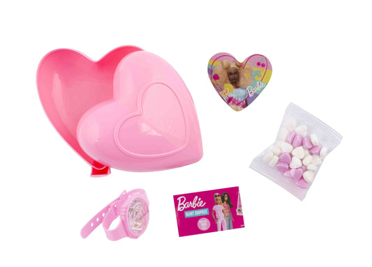 Barbie meglepetés szív cukorkával /18db