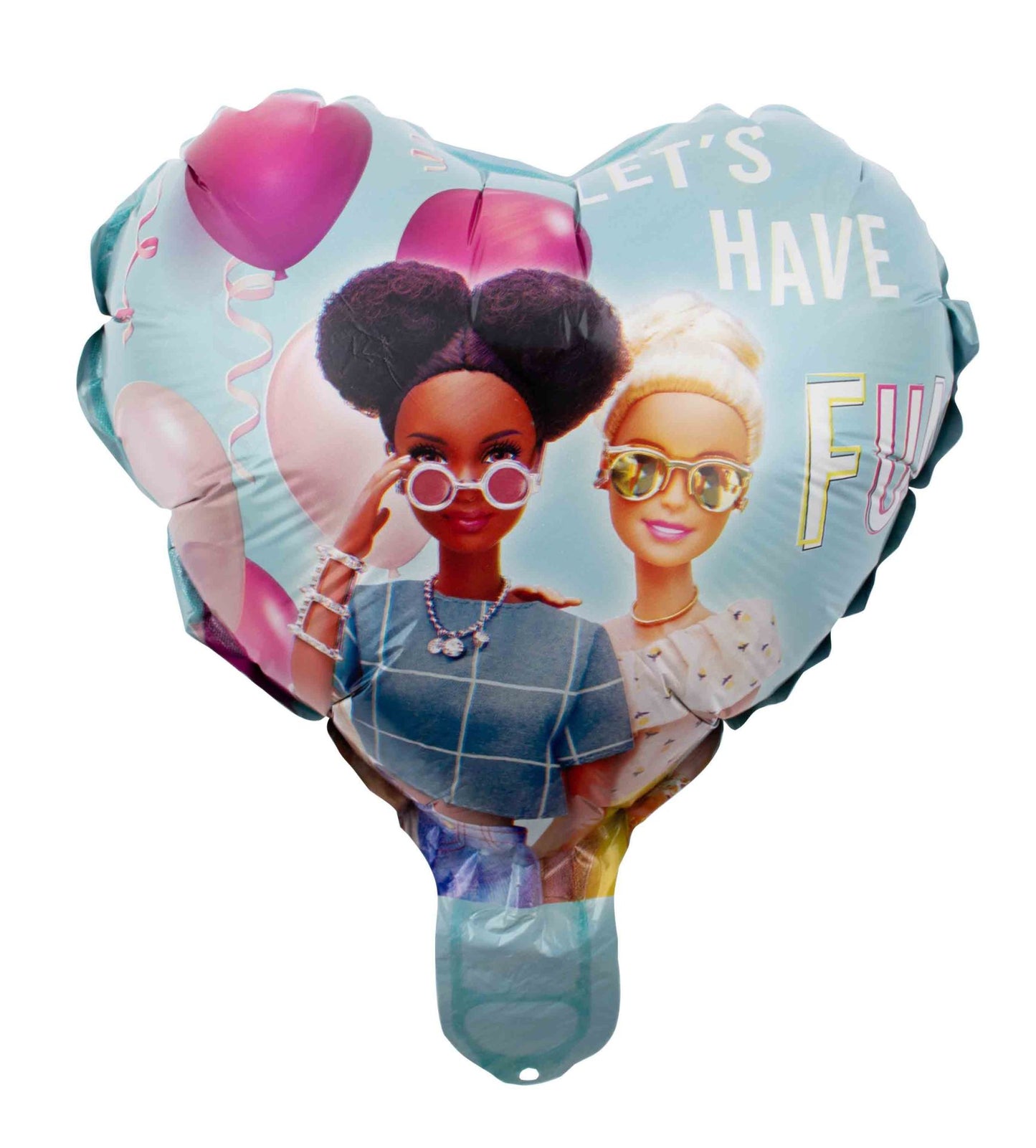 BARBIE PARTY BALLON WITH POPPING CANDY/24DB