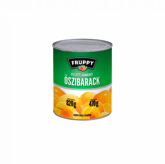 Őszibarack konzerv 820g/470g