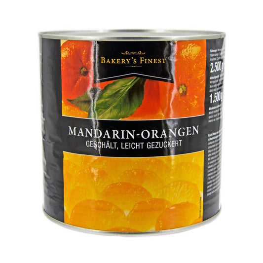 Mandarin konzerv 2650ml/2500g/1500g