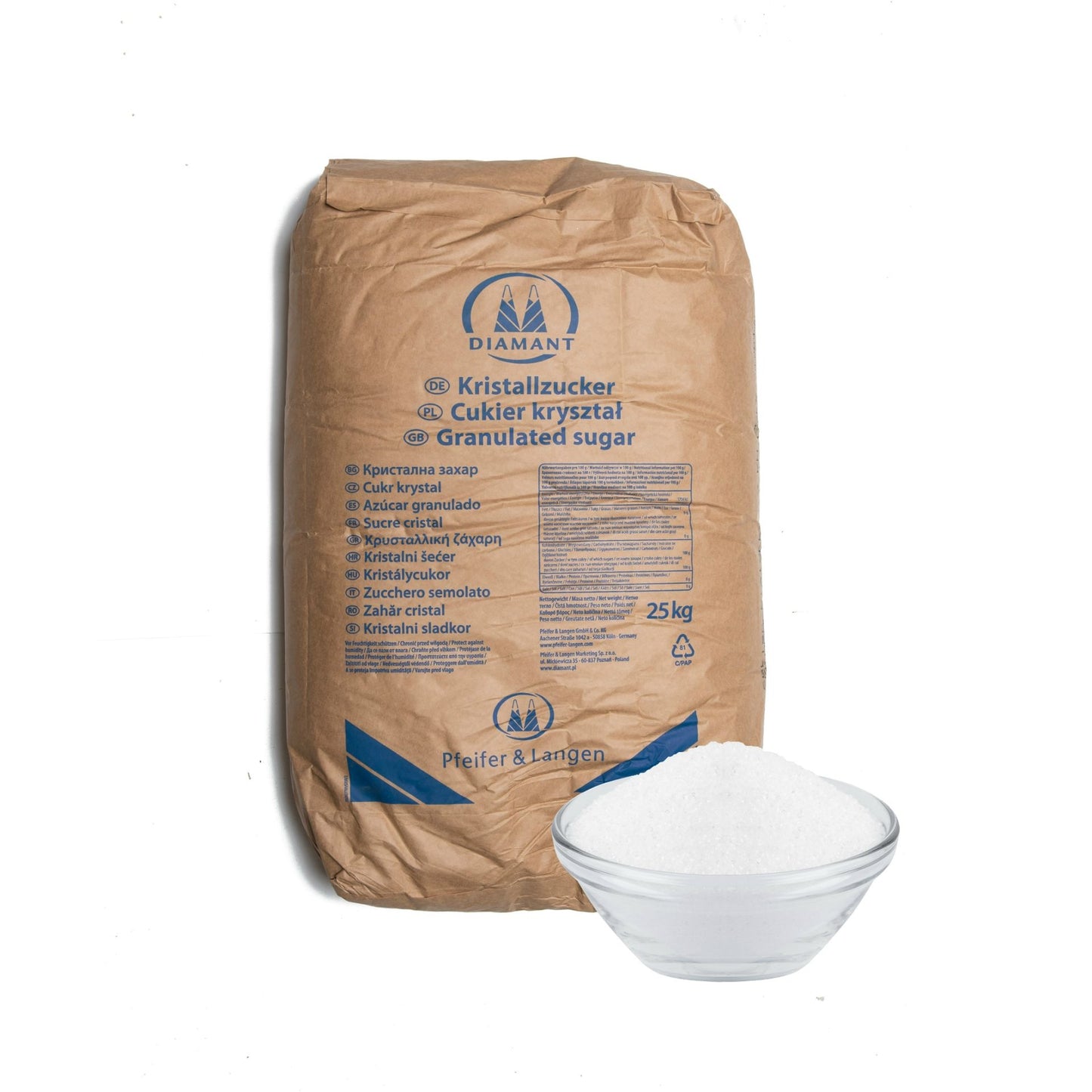 Kristálycukor 25kg
