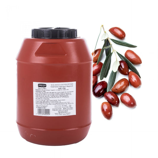 Kalamata fekete olívabogyó fine hordóban magozott 8000/5000g