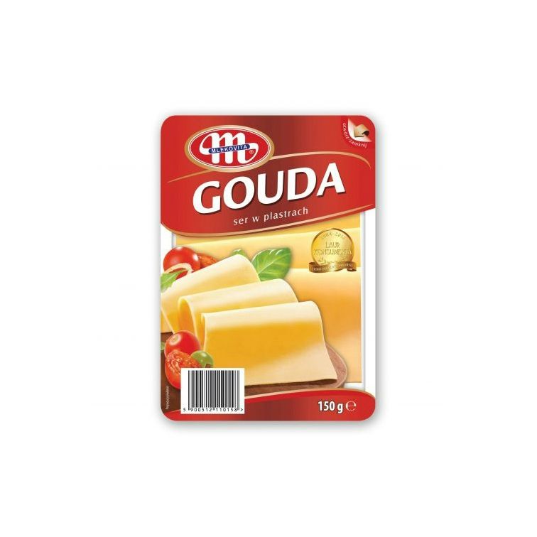 Mlekovita gouda sajt szeletelt 150g