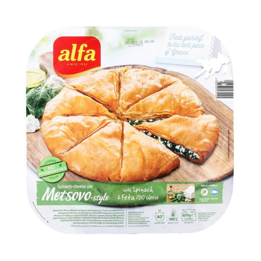 Alfa tradicionális spenótos fetás házi pite 850g (fagyasztott)
