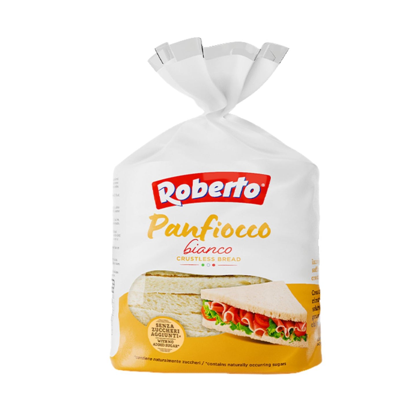 Roberto Panfiocco Bianco szeletelt héj nélküli fehér kenyér 400g