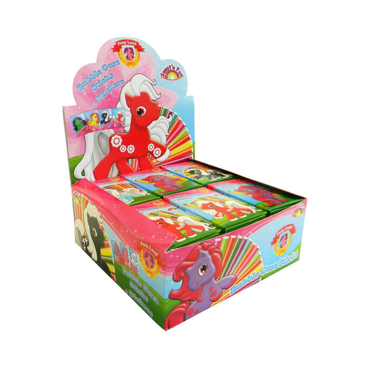Ponyland bubble gum stick rágógumi 18db