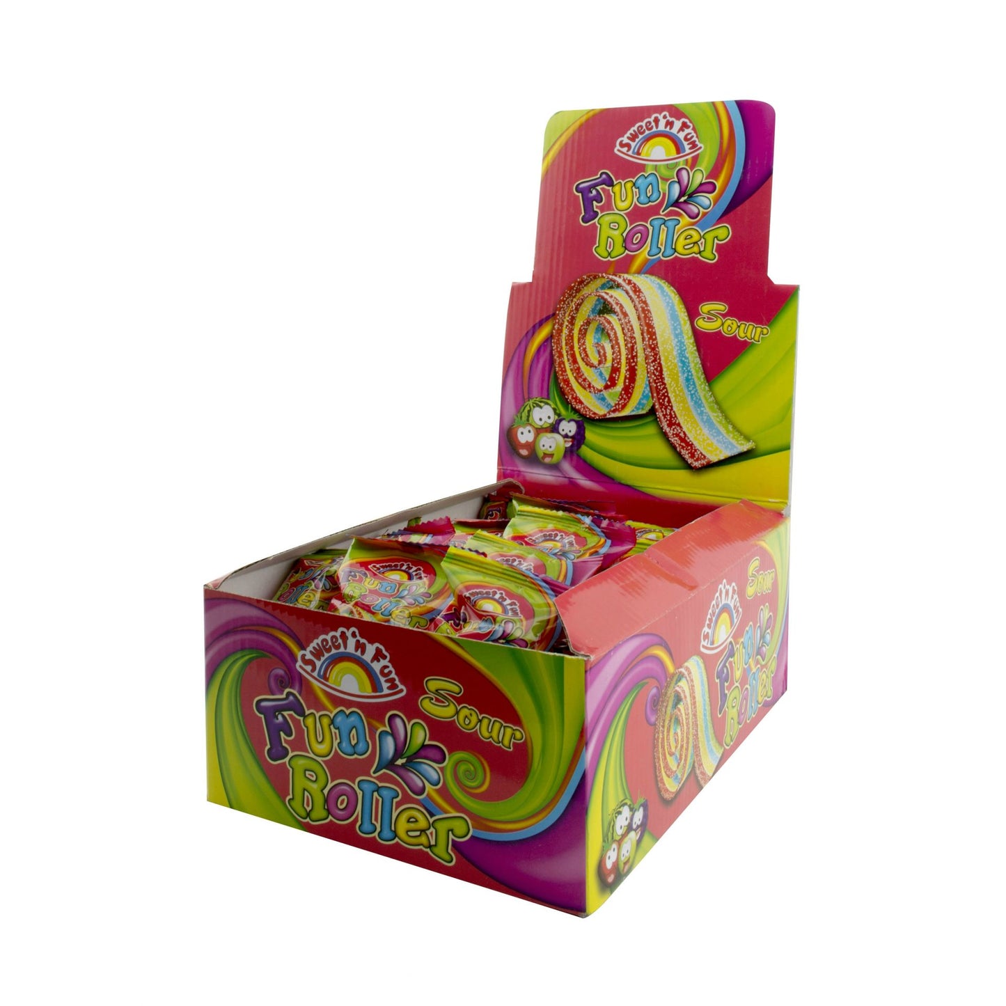 Sour fun tutti frutti/melon roller 40db