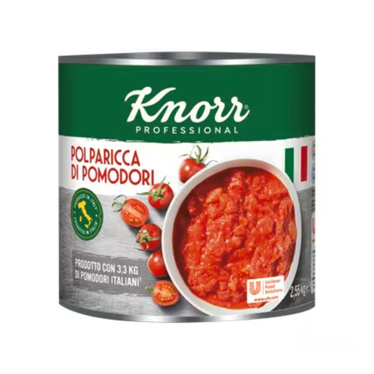 Knorr Collezione Italiana paradicsom konzerv hámozott kockázott 2,55kg